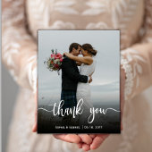 Budget Modern Volledige Foto Trouw Dankjewel Flyer