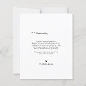 Budget Modern wordt u mijn bruidsmeisje fotokaart (Achterkant)