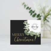 Budget Modern Wreate Custom Logo Merry Kerstmis (Staand voorkant)