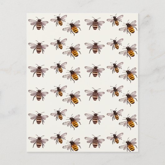 Budget Modern ze vond haar honing Vrijgezellenfees Flyer (Achterkant)