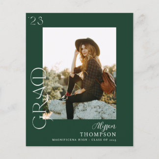 Budget Moderne AFSTUDEERDER Foto Afstuderen - Groe Flyer