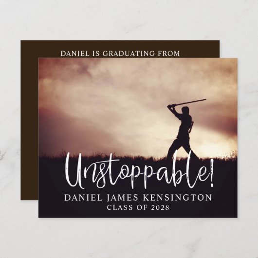 Budget Moderne Afstuderen Foto (Voorkant / Achterkant)