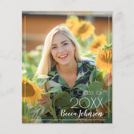 Budget Moderne Afstuderen Opslaan datumkaarten (Voorkant)