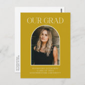 Budget Moderne Afstuderen voor Fotogeel Arch Briefkaart (Voorkant / Achterkant)