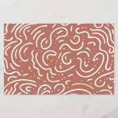 Budget Moderne Arches Terracotta Photo Holiday Car (Achterkant)