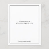 BUDGET Moderne Art Deco Foto slaat de datum op (Achterkant)