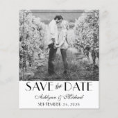 BUDGET Moderne Art Deco Foto slaat de datum op (Voorkant)