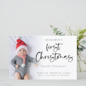 Budget Moderne Baby Eerste Kerstmis Aangepaste Fot (Staand voorkant)