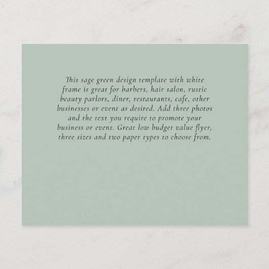 BUDGET Moderne Bedankt Foto Collage ELKE GEBEURTEN (Achterkant)