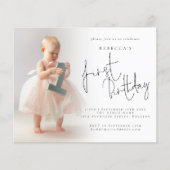 Budget Moderne Bekleding 1e verjaardag van de Foto (Voorkant)