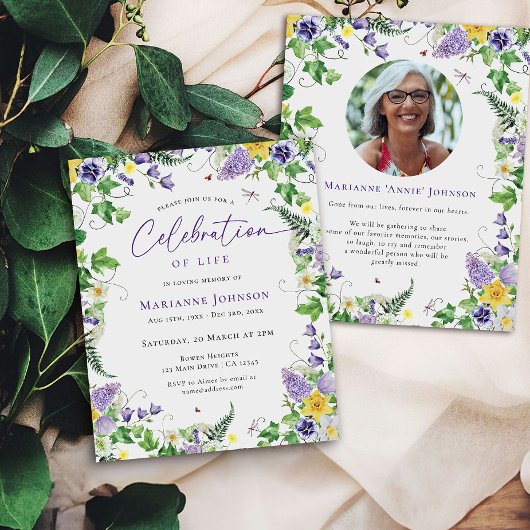 Budget Moderne Bloemen Viering van het Leven Begra