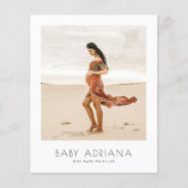 Budget Moderne Boho Zwangerschapsfoto Baby Shower (Voorkant)