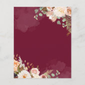 Budget Moderne Botanische Afstuderen Uitnodiging (Achterkant)