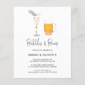 BUDGET Moderne bubbels & Brews Couples Shower (Voorkant)