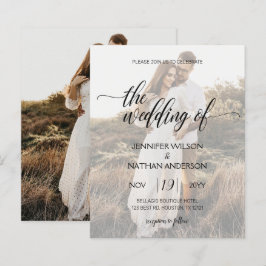 Budget Moderne Calligrafie Foto Weddenschap