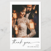 Budget Moderne Calligrafie Instan Photo Wedding Flyer (Voorkant)