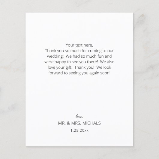 Budget Moderne Calligrafie Instant Photo SM Weddin