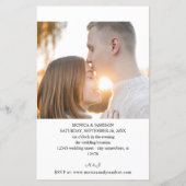 Budget Moderne Calligrafie V2 Fotobruiloft MED (Achterkant)