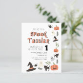 Budget Moderne Cute Spooktacular Halloween Birthda (Staand voorkant)