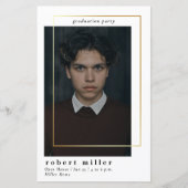 Budget Moderne Eenvoudige Afstuderen van de Foto (Voorkant)