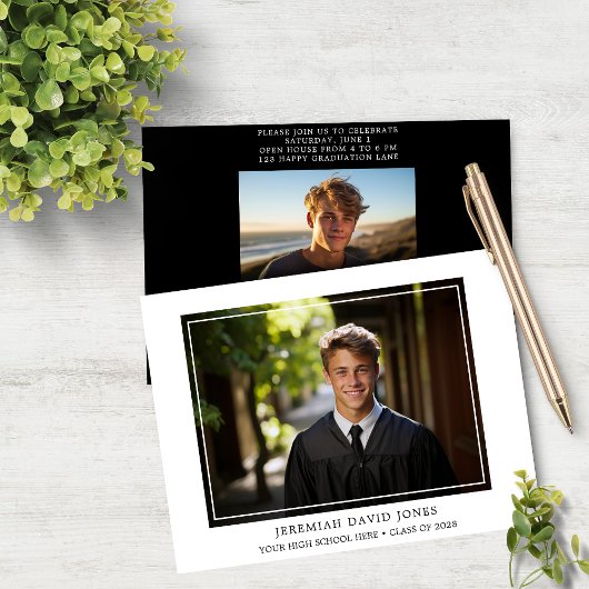 Budget Moderne Eenvoudige Afstuderen van de Foto