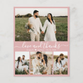 Budget Moderne Eenvoudige Fotobruiloft Hartelijk d (Voorkant)