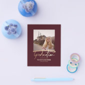 Budget Moderne Elegant Afstuderen Foto-uitnodiging Flyer (Enkel)