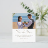 Budget Moderne Elegant Photo Wedding Hartelijk dan (Staand voorkant)