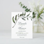 BUDGET Moderne Eucalyptus Branch Wedding (Staand voorkant)