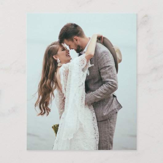 Budget Moderne Eucalyptus Foto bedankt (Achterkant)