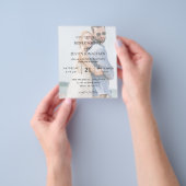 Budget Moderne Foto 5 Vertical Wedding Flyer (Hand)
