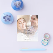Budget Moderne Foto 7 Vertical Wedding Flyer (Enkel)