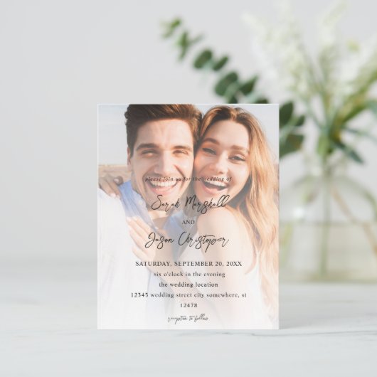 Budget Moderne Foto 7 Vertical Wedding V2-C (Staand voorkant)