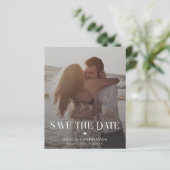 Budget moderne foto bestemming bruiloft opslaan da (Staand voorkant)