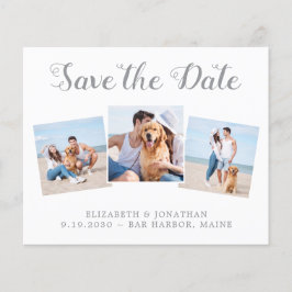 Budget Moderne Foto Collage bespaart de datum