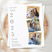 Budget Moderne Foto Collage Graduation Invitations
