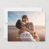 Budget Moderne Foto Horizontal 2 Wedding (Achterkant)