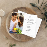 Budget Moderne foto-koespoel<br><div class="desc">** SATIN PAPIER IS PAPIER THIN. UPGRADE HET PAPIER VOOR EEN THICKERPAPIER. HEEFT EEN OPTIE VOOR BEVELINGEN. *** Bespaar geld op uitnodigingen met deze kleinere uitnodiging die een optie voor enveloppen heeft. Bereid je gasten voor op de geweldige bruiloft met de uitnodiging van je moderne fotopaar. Wil je een grotere...</div>