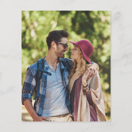 Budget Moderne Foto Vertical 12 Wedding Flyer (Achterkant)