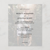 Budget Moderne Foto Vertical Wedding (Voorkant)