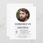 Budget Moderne foto viering van het leven (Voorkant / Achterkant)