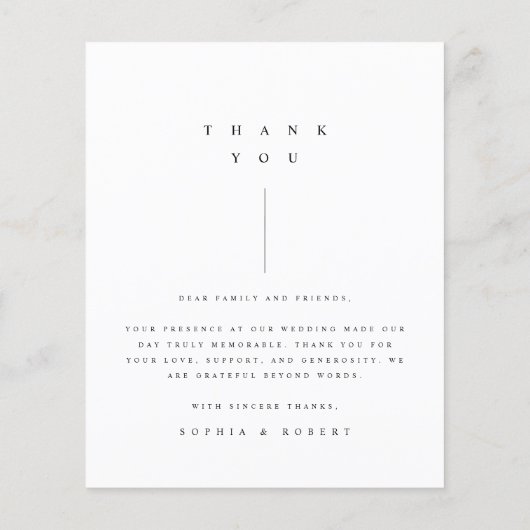 Budget Moderne Fotocollage Bruiloft Dank u Kaart (Achterkant)