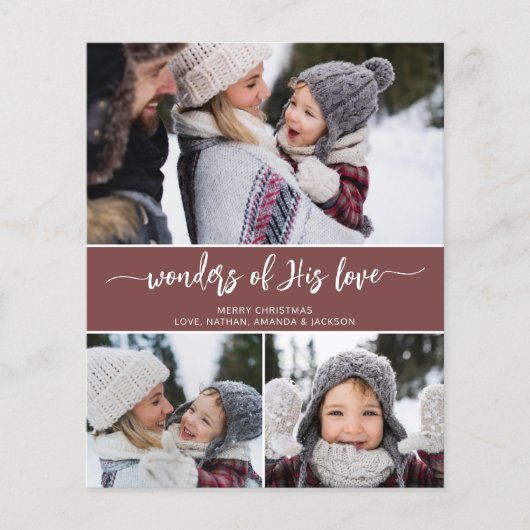 Budget Moderne Fotocollage Religieuze Kerstmis (Voorkant)