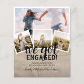 BUDGET Moderne FOTOVERLOVINGSAANKONDIGING (Voorkant)