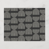 Budget Moderne Geometric Black Arch Lines Weddensc (Achterkant)