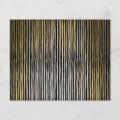 Budget Moderne Gold Type 50e verjaardag Uitnodigin (Achterkant)