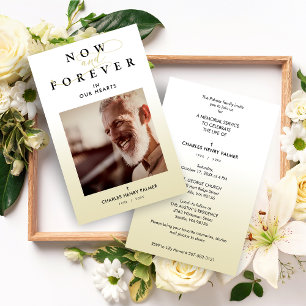 Budget Moderne Gradiënt Minimalist Foto Funeral