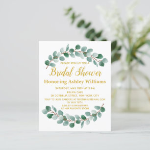 Budget Moderne Greenery Bridal Shower