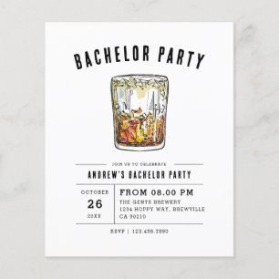 Budget Moderne Groom Whiskey Bachelor Party