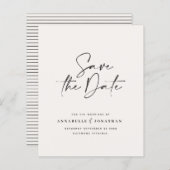 budget Moderne handgeschreven typografie bruiloft (Voorkant / Achterkant)